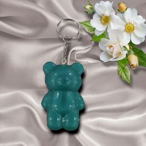 Blue Green Gummy Bear Keychain(Z178)